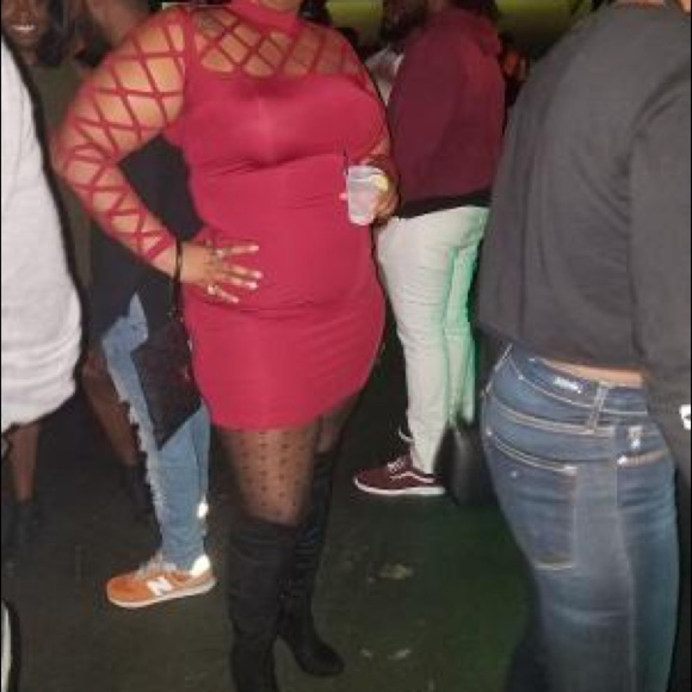 Red dress